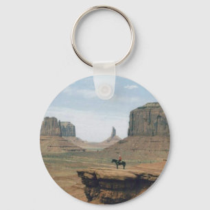 Porte-clés Vallée du Monument avec Cowboy