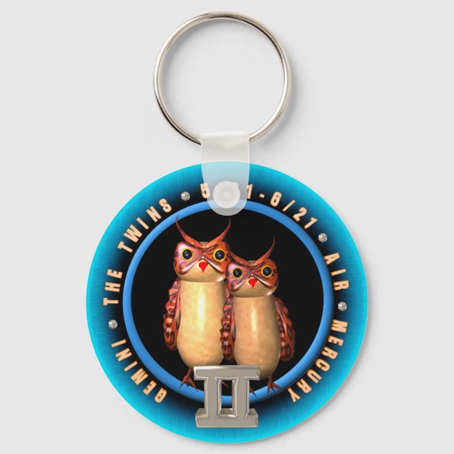 Porte-clés Valxart Gemini zodiac (Recto)