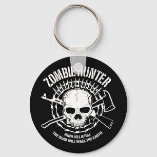 Porte-clés vampires de chasseur de zombi vivant complètement