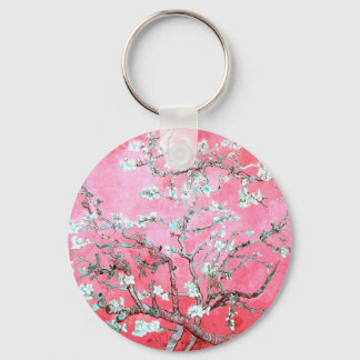 Porte-clés Van Gogh Almond Blossoms rose Bleu