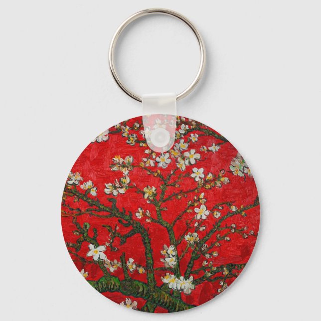 Porte-clés Van Gogh Almond Blossoms Rouge (Recto)