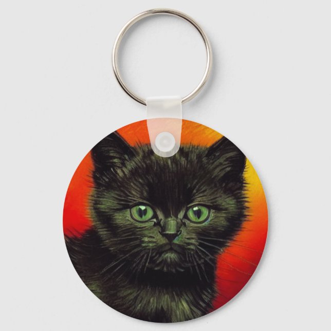 Porte-clés Van Gogh Black Kitten (Recto)
