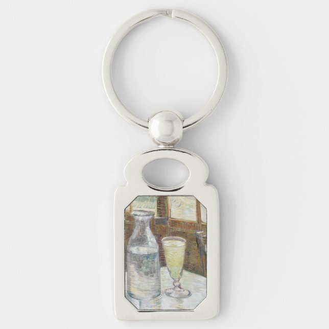 Porte-clés Van Gogh Classique Café Parisien Absinthe Art (Devant)