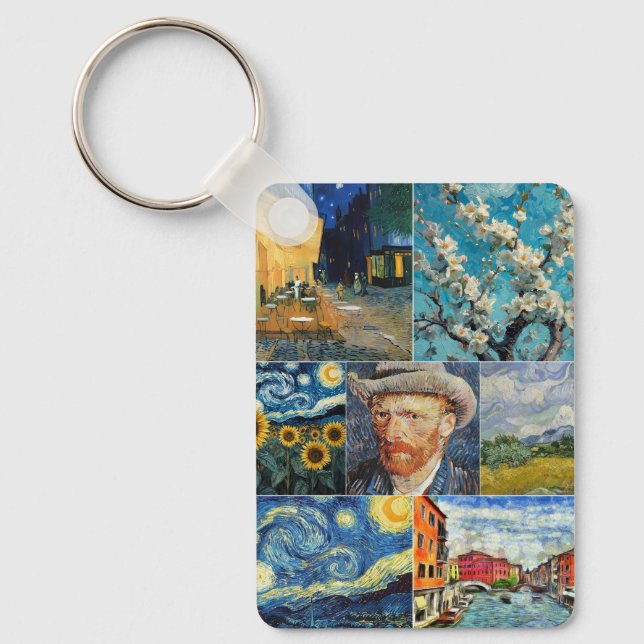 Porte-clés Van Gogh Fine Art Collage (Recto)