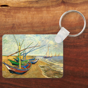 Porte-clés Van Gogh Fishing Boats on Beach at Saintes Maries