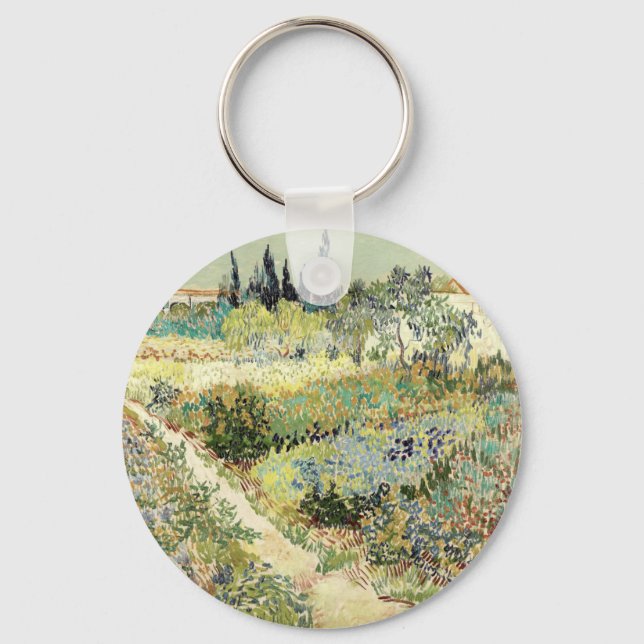 Porte-clés Van Gogh Garden à Arles 1888 (Recto)