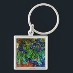 Porte-clés Van Gogh - Irises<br><div class="desc">La célèbre peinture florale de Vincent van Gogh, Irises.</div>