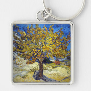 Porte-clés Van Gogh Mulberry Tree Art impressionniste