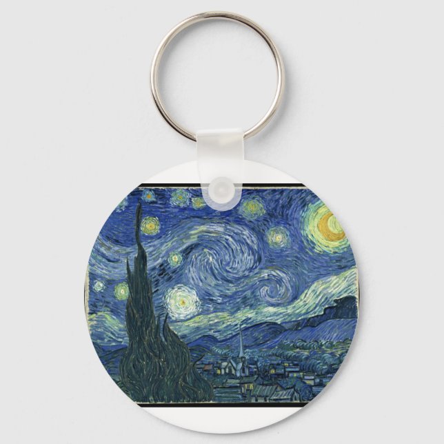 Porte-clés Van Gogh Paintings: Starry Night Van Gogh (Recto)