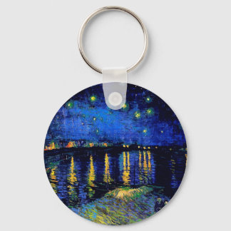 Porte-clés Van Gogh Starry Night Over Rhone (F474) Fine Art