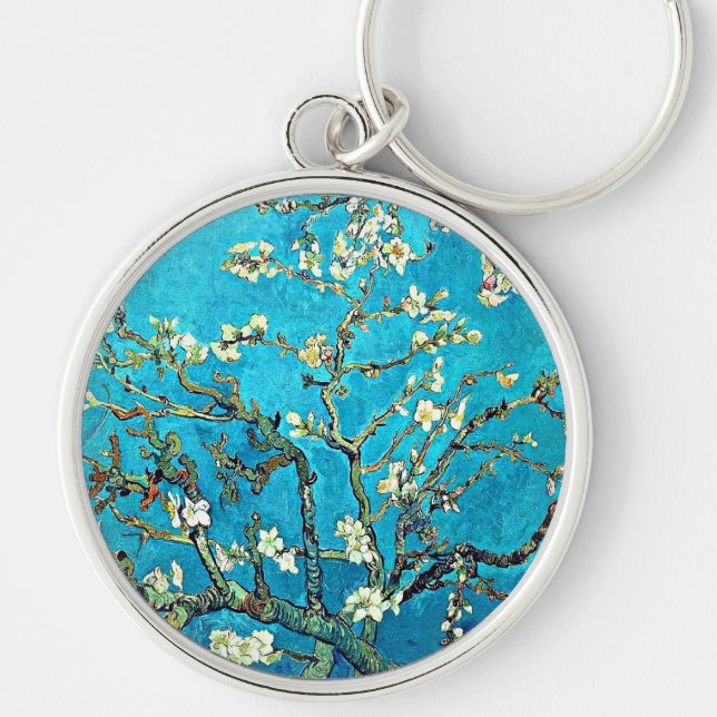 Porte-clés Van Gogh - Succursales aux fleurs d'amandes (Devant)