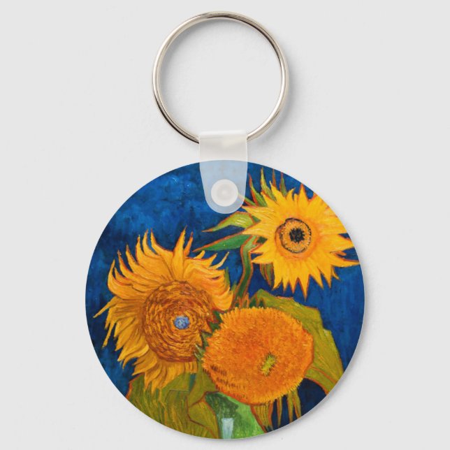Porte-clés Van Gogh Sunflowers (Recto)
