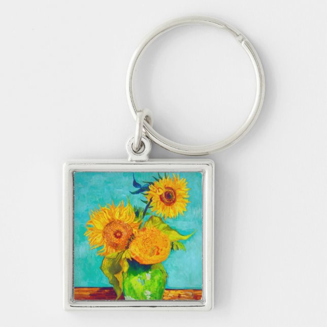 Porte-clés Van Gogh Sunflowers  (Devant)