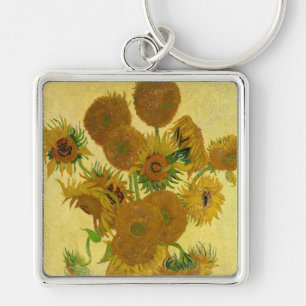 Porte-clés Van Gogh - Vase avec 15 tournesols