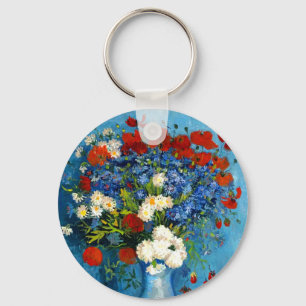 Porte-clés Van Gogh Vase avec Cornflowers et Poppies