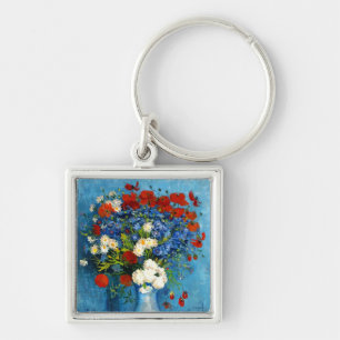 Porte-clés Van Gogh Vase avec Cornflowers et Poppies