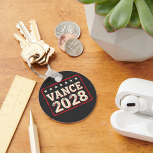 Porte-clés Vance 2028 Pour élection présidentielle Trump Répu