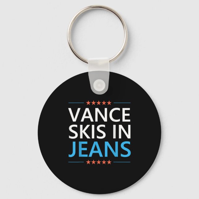 Porte-clés Vance Ski En Jeans Drôle Ski Jd Vance Ski Quot (Recto)