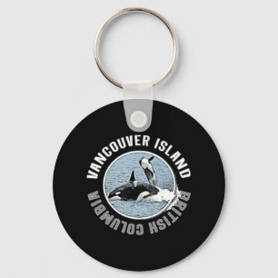Porte-clés Vancouver Island BC Canada Orca Whales Adventure K