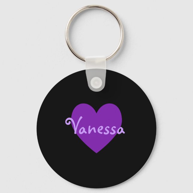 Porte-clés Vanessa en violet (Recto)