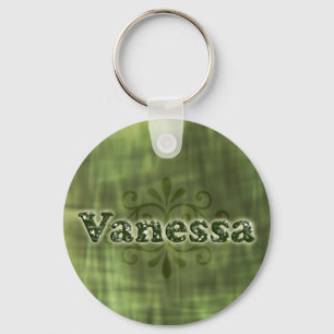 Porte-clés Vanessa verte