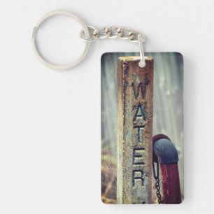 Porte-clés Vanne d'eau rustique