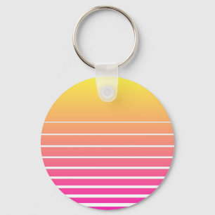 Porte-clés Vaporwave Sun
