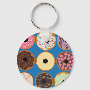 Porte-clés Variétés de Donuts