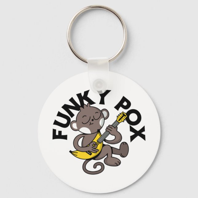 Porte-clés Variole du singe Funky Pox  (Recto)