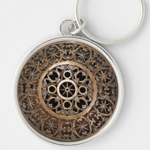 Porte-clés Vatican ancient metal bronze steampunk mysterious