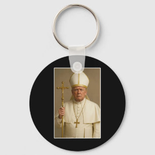 Porte-clés Vatican chrétien Un nouveau pape drôle politique