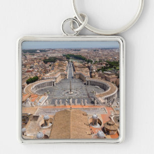 Porte-clés Vatican, Italie : Vue aérienne Carré de Saint-Pier
