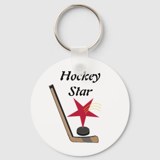 Porte-clés Vedette de hockey (Recto)