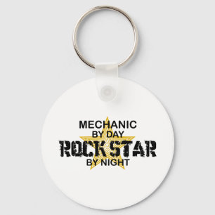 Porte-clés Vedette du rock de mécanicien par nuit