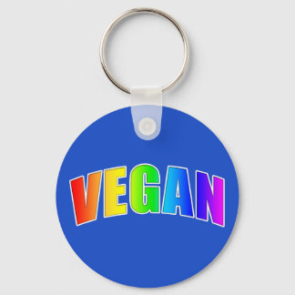 Porte-clés Vegan arc-en-ciel