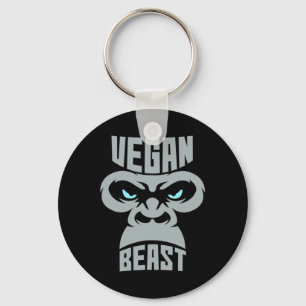 Porte-clés Vegan Beast Exercice Muscle Gorilla Gym Bodybuildi