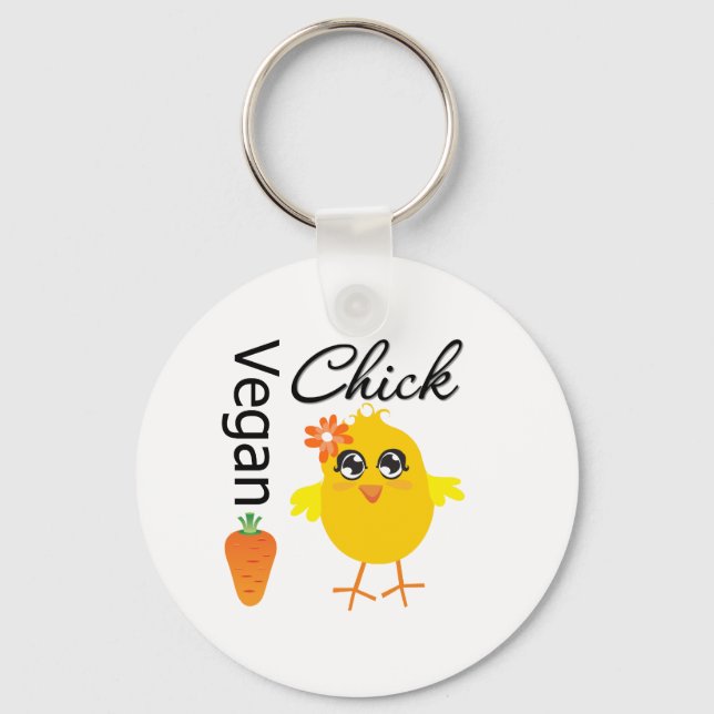 Porte-clés Vegan Chick 2 (Recto)