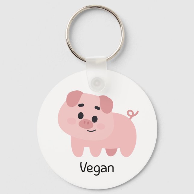 Porte-clés Végan de porc (Recto)
