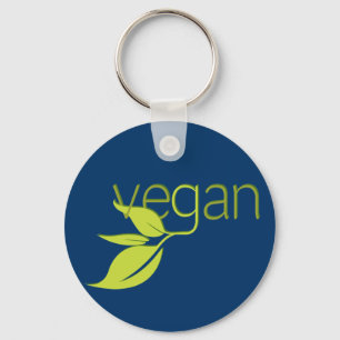 Porte-clés Vegan feuilles