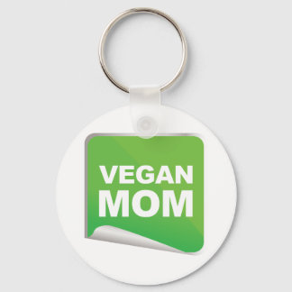 Porte-clés Vegan Maman Étiquette