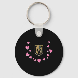 Porte-clés Vegas Golden Knights Saint-Valentin Amour Officiel