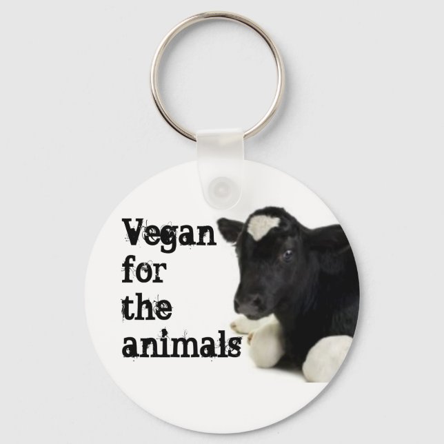 Porte-clés Végétan pour les animaux - Veau (Recto)