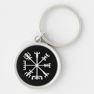 Porte-clés Vegvísir (boussole de Viking)