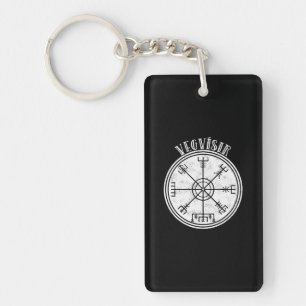 Porte-clés VEGVISIR Compas islandais Stave