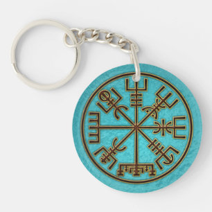 Porte-clés Vegvisir. La boussole magique de Viking de