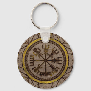 Porte-clés Vegvisir. The Magic Navigation Viking Compass