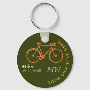 Porte-clés vélo, a.bike sur porte - clé verdâtre