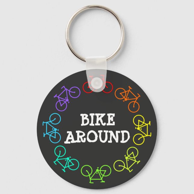 Porte-clés Vélo autour (Recto)