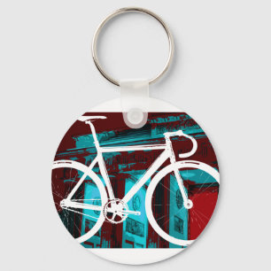 Porte-clés Vélo Berlin - bleu rouge de voie