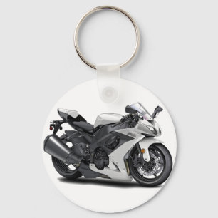 Porte-clés Vélo de blanc de Ninja
